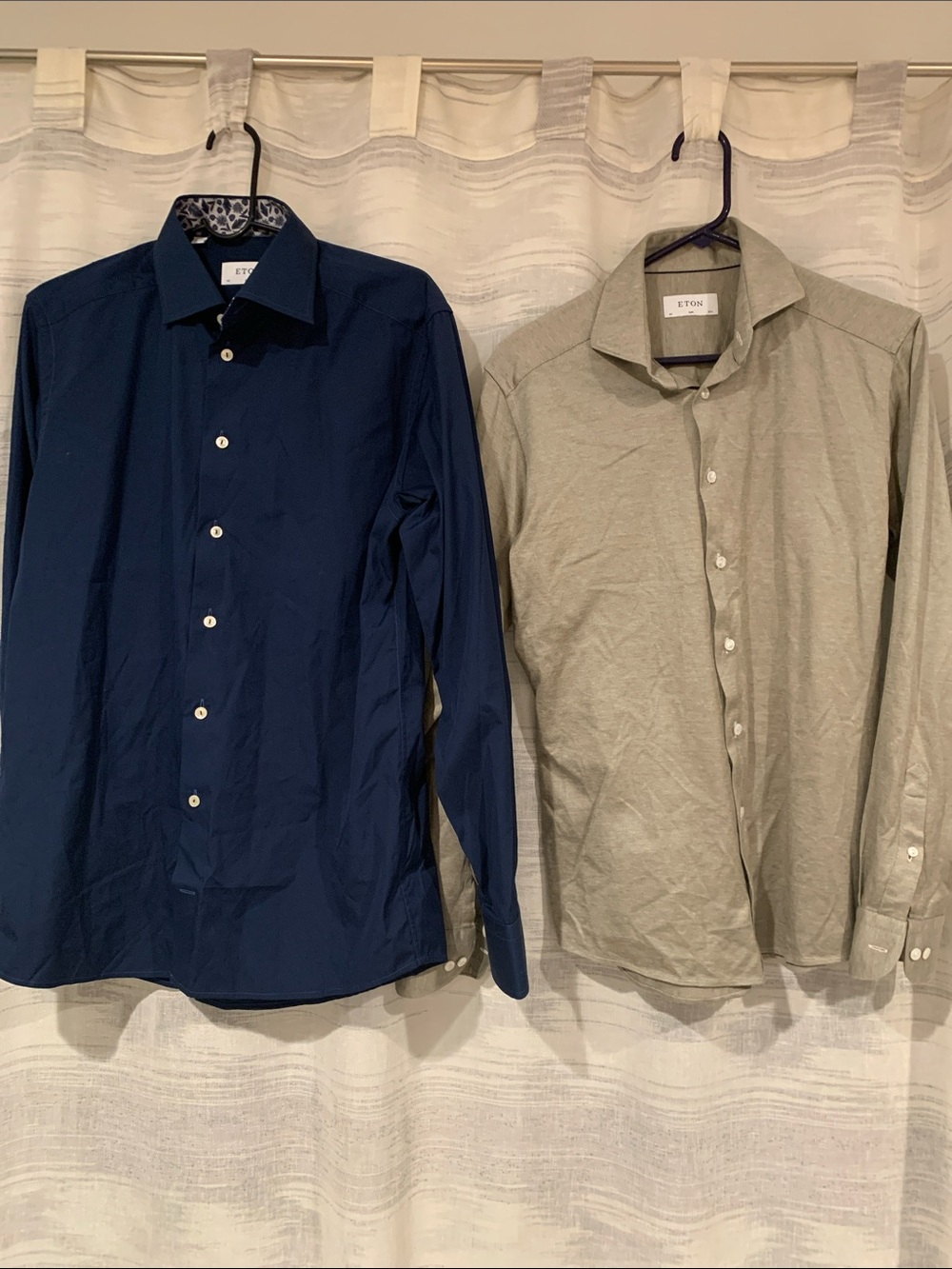 Eton Men's Long-Sleeve Dress Shirts - Two Shirt Bundle